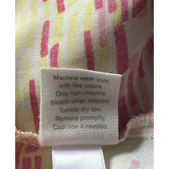 Hang Ten Multicolored V-Neck Sleeveless Button Front Lightweight Top Women's XS - Picture 9 of 9